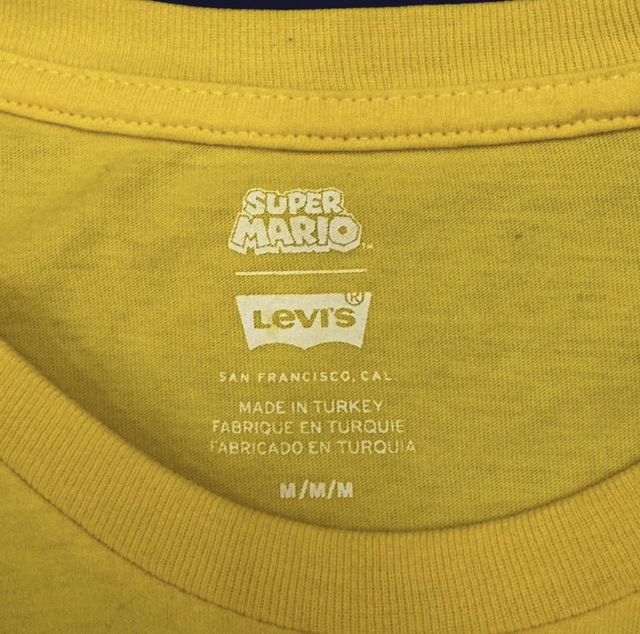 Levi's Vintage Clothing Levi's x Super Mario Yoshi Embroidered Collab Tee — Size M Size US M / EU 48-50 / 2 - 3 Thumbnail