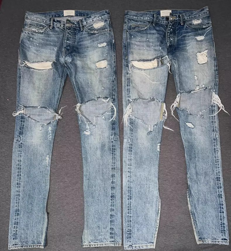 Fear of God Fear of God 4th og blue cow pants Size US 30 / EU 46 - 2 Thumbnail