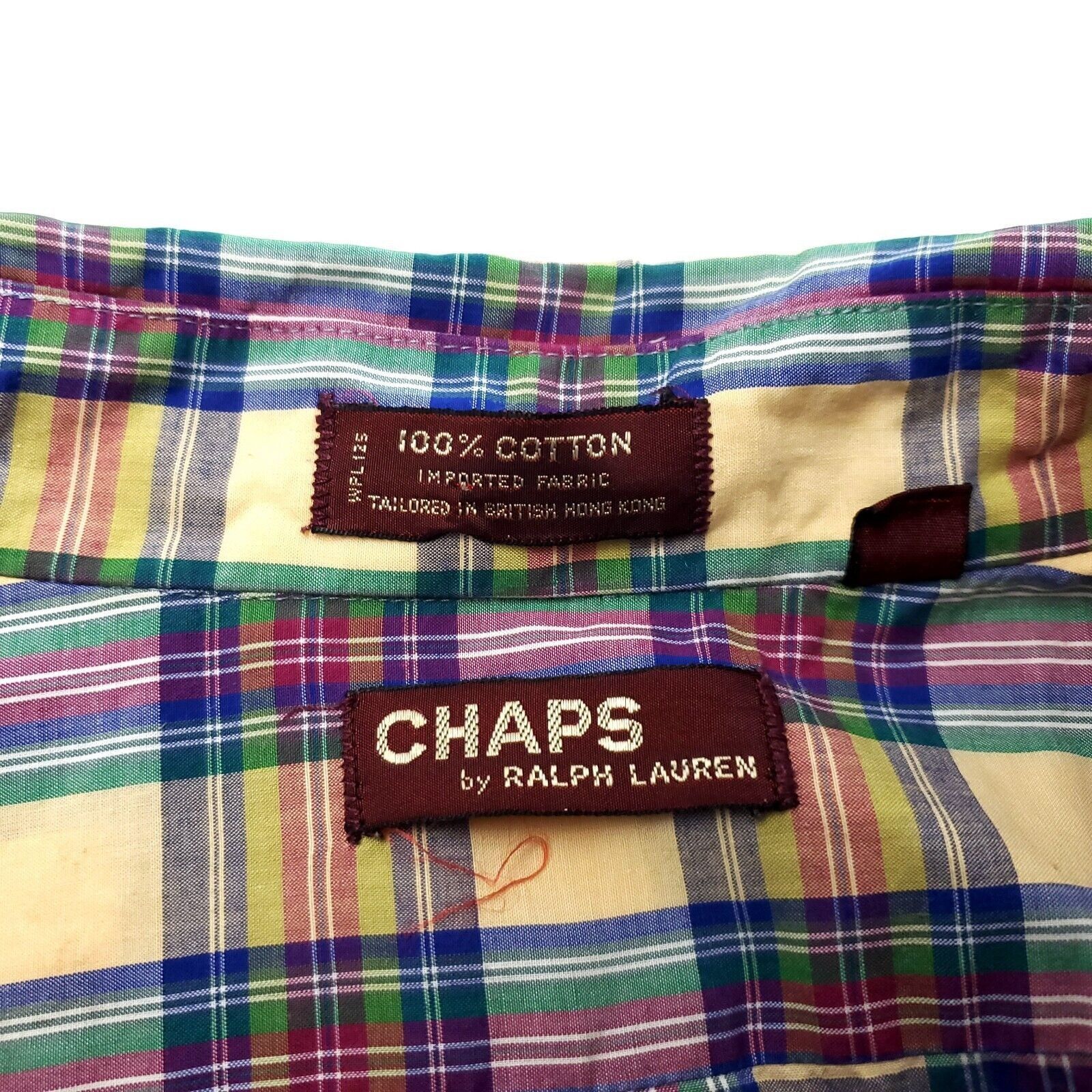 Chaps Chaps Ralph Lauren Cotton Yellow Pink Green Blue Plaid XL Dr Size US XL / EU 56 / 4 - 7 Thumbnail