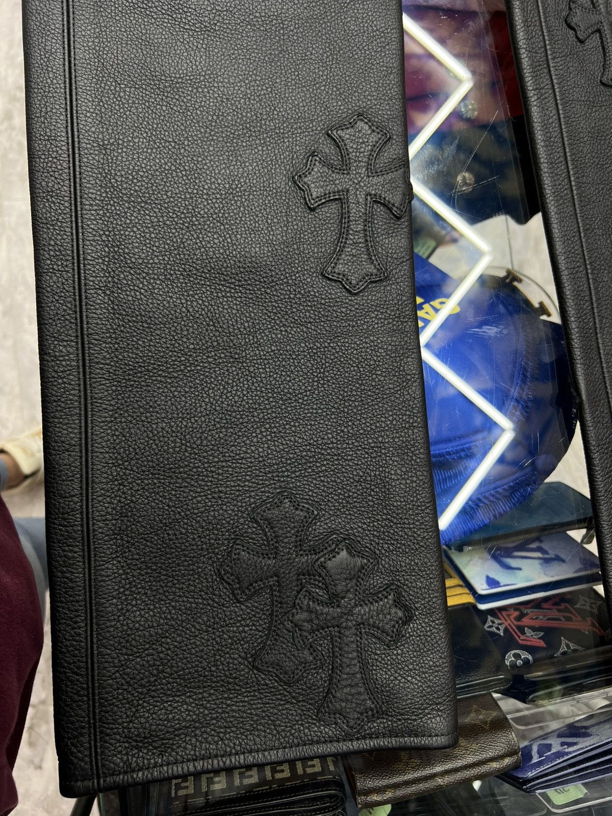 Chrome Hearts Chrome Hearts Cross 20 Patch Leather Pants Size US 30 / EU 46 - 3 Thumbnail