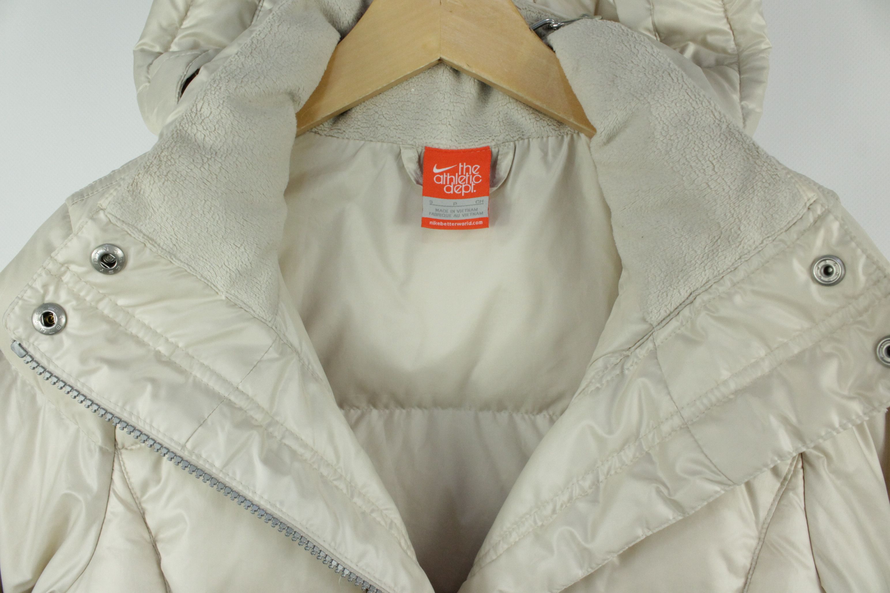 Nike Nike Athletic Basic Down Bomber Hooded Puffer Jacket Size S / US 4 / IT 40 - 3 Thumbnail