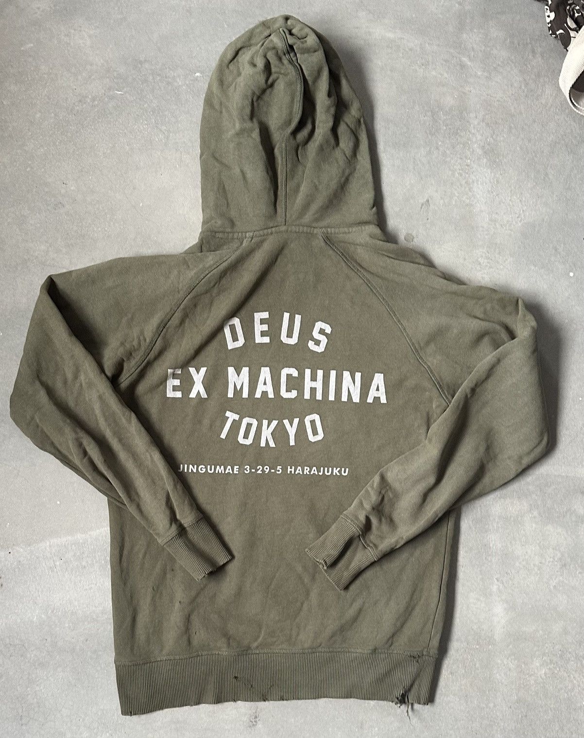 Vintage VINTAGE DEUS EX MACHINA DISTRESSED HOODIE Size US M / EU 48-50 / 2 - 8 Thumbnail