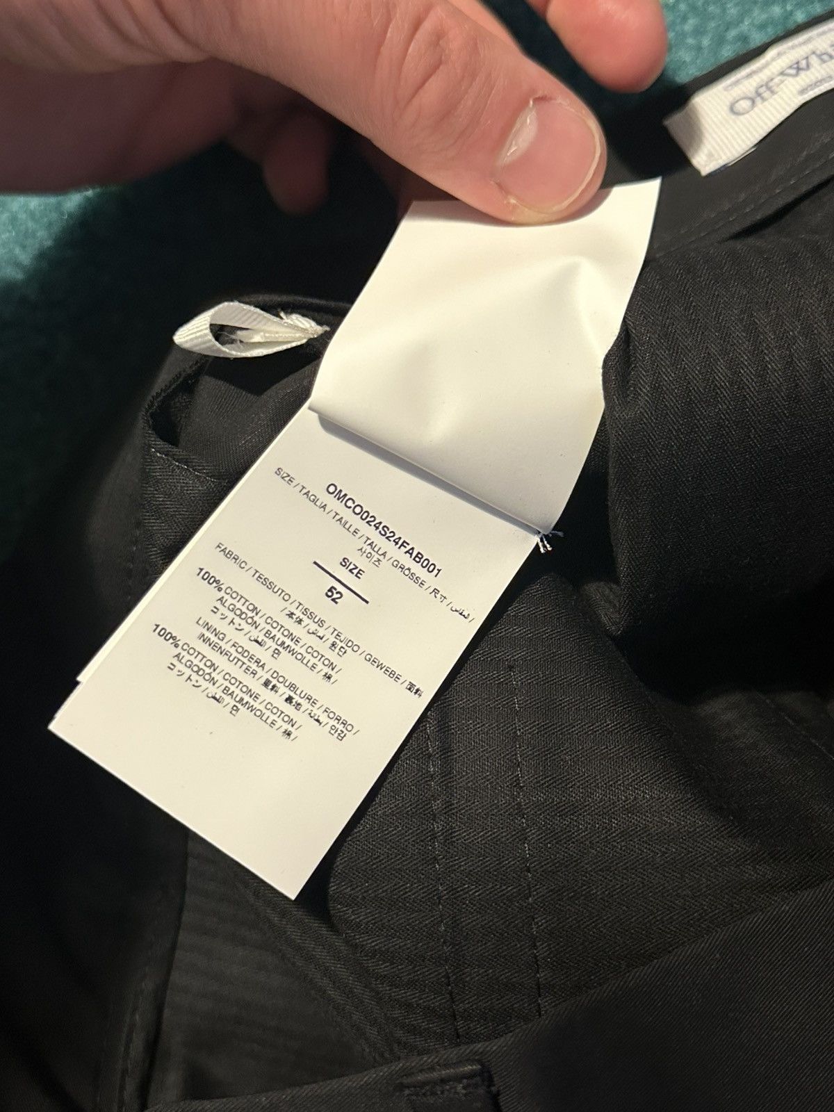 Off-White Off White Nylon Suit Pants Size US 36 / EU 52 - 12 Thumbnail