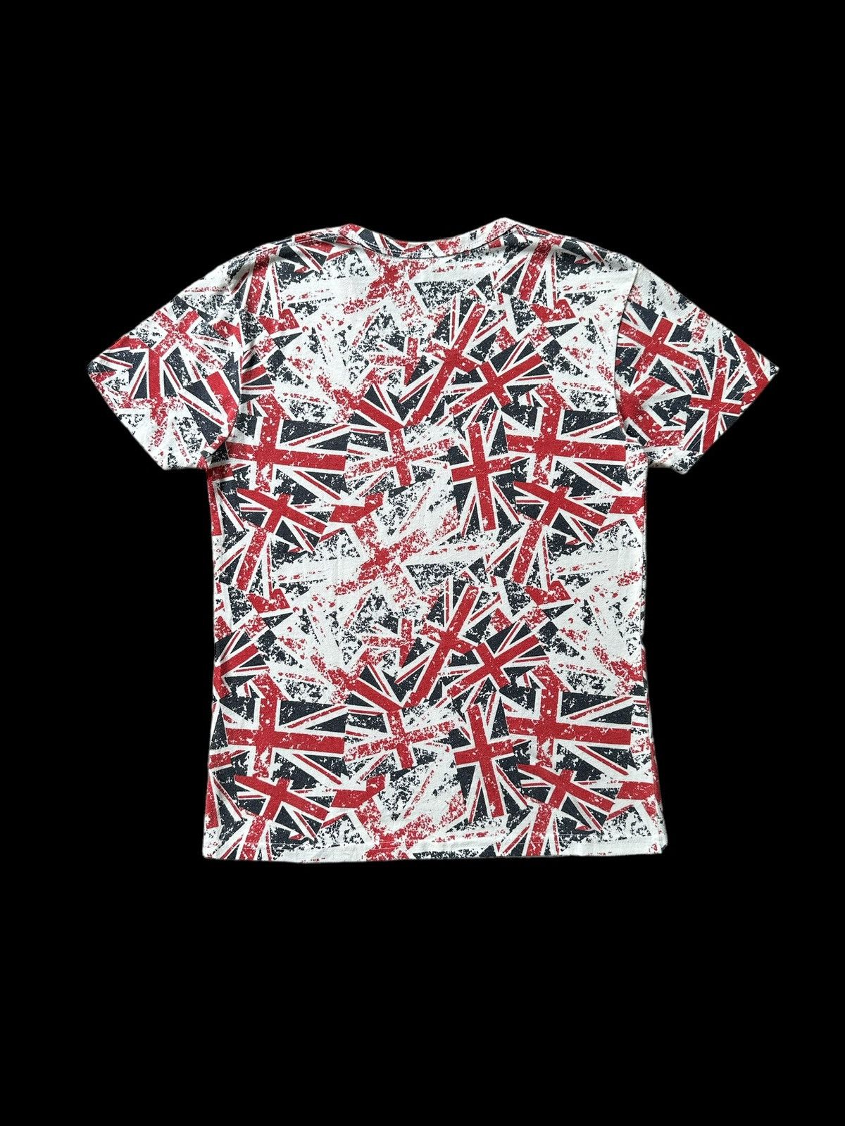 If Six Was Nine Y2k Dangerous Warning trompe l'oeil printed tee Size US M / EU 48-50 / 2 - 2 Thumbnail