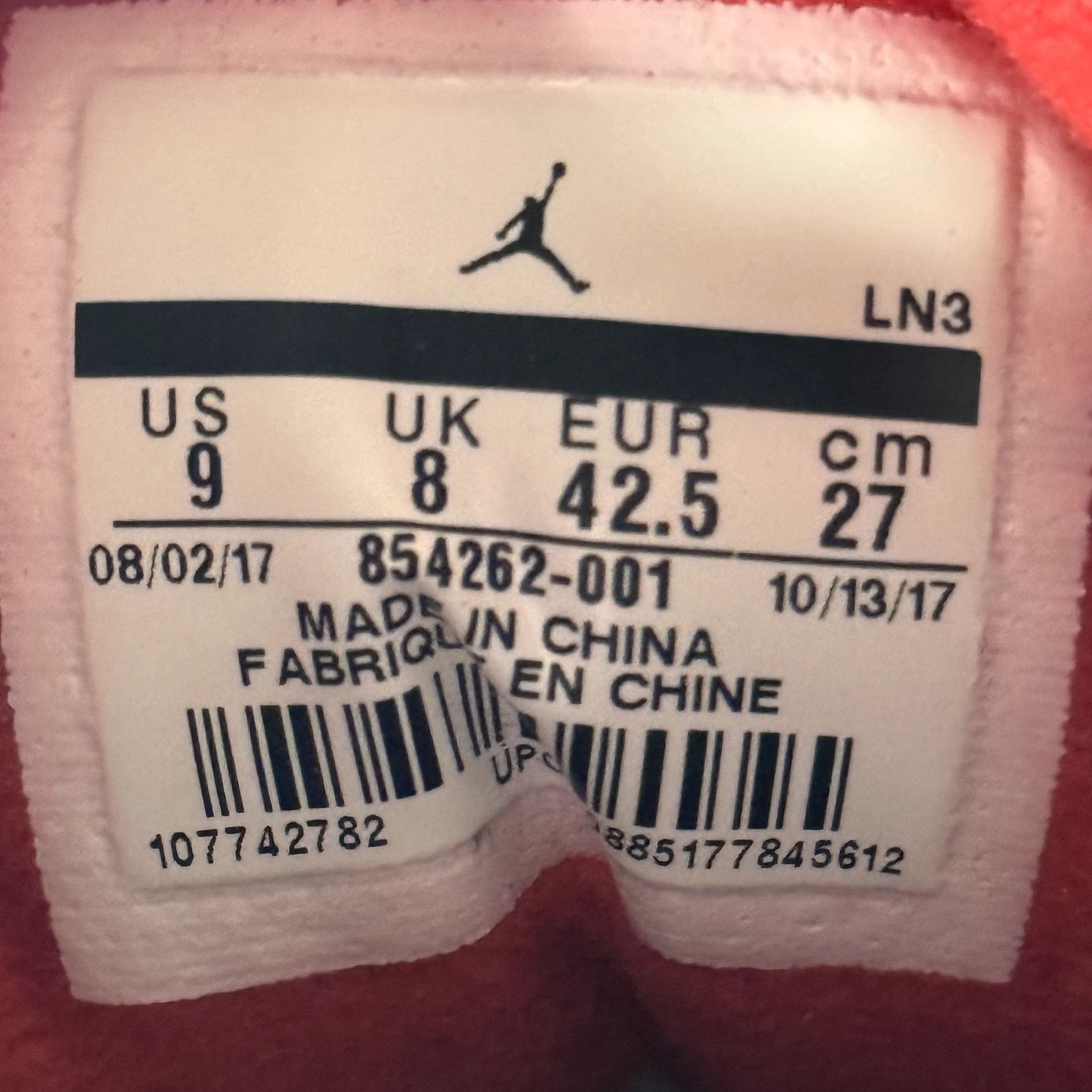 Jordan Brand × Nike Size 9 - Nike Air Jordan 3 Retro OG Black Cement Men's Shoes Size US 9 / EU 42 - 8 Thumbnail