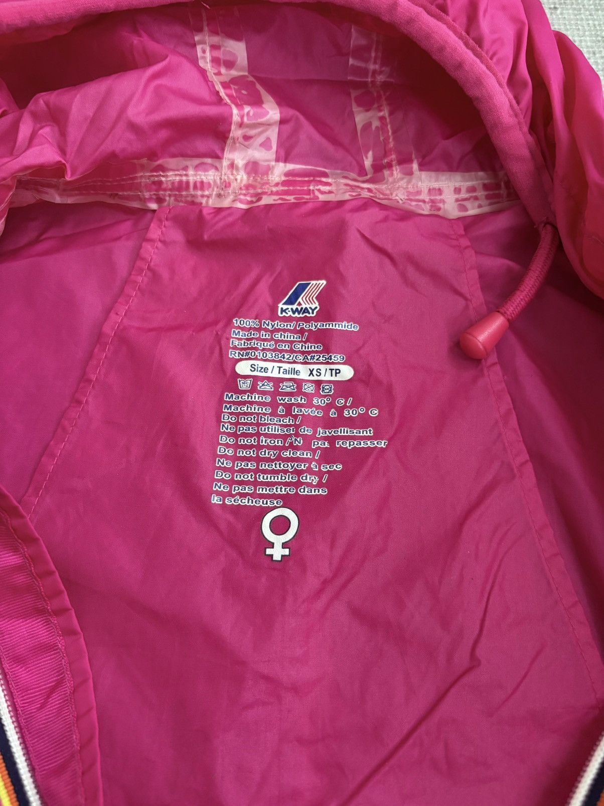K-Way RAIN JAKET K-WAY POCKETABEL Size S / US 4 / IT 40 - 4 Thumbnail