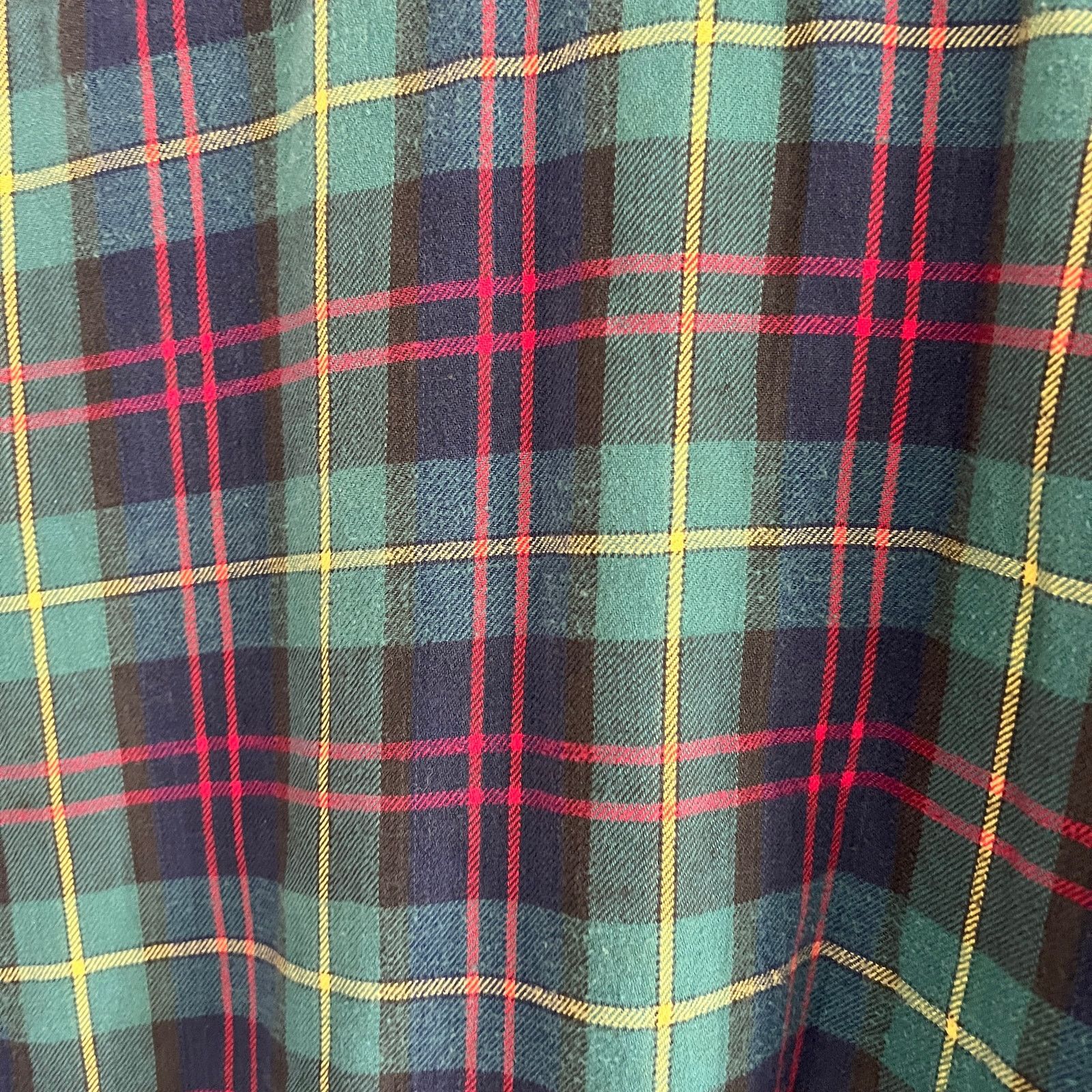 Knightsbridge RARE VTG Royal Knight Flannel Shirt Dagger Collar 24x30 Size US XL / EU 56 / 4 - 8 Thumbnail