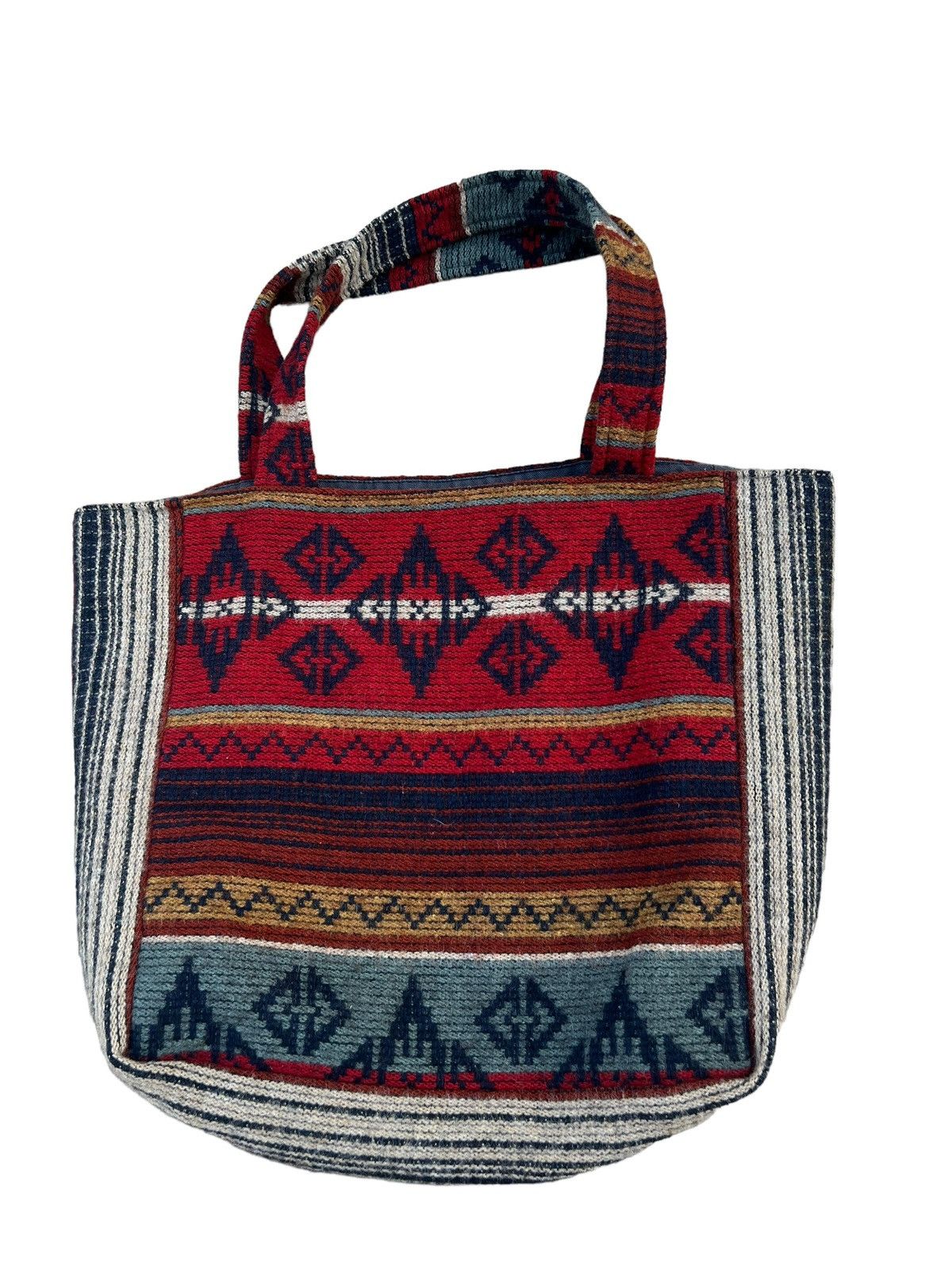 Johnson Woolen Mills Vintage Johnson Woollen Miils Indian Native Wool Tote Bag Size ONE SIZE - 19 Thumbnail
