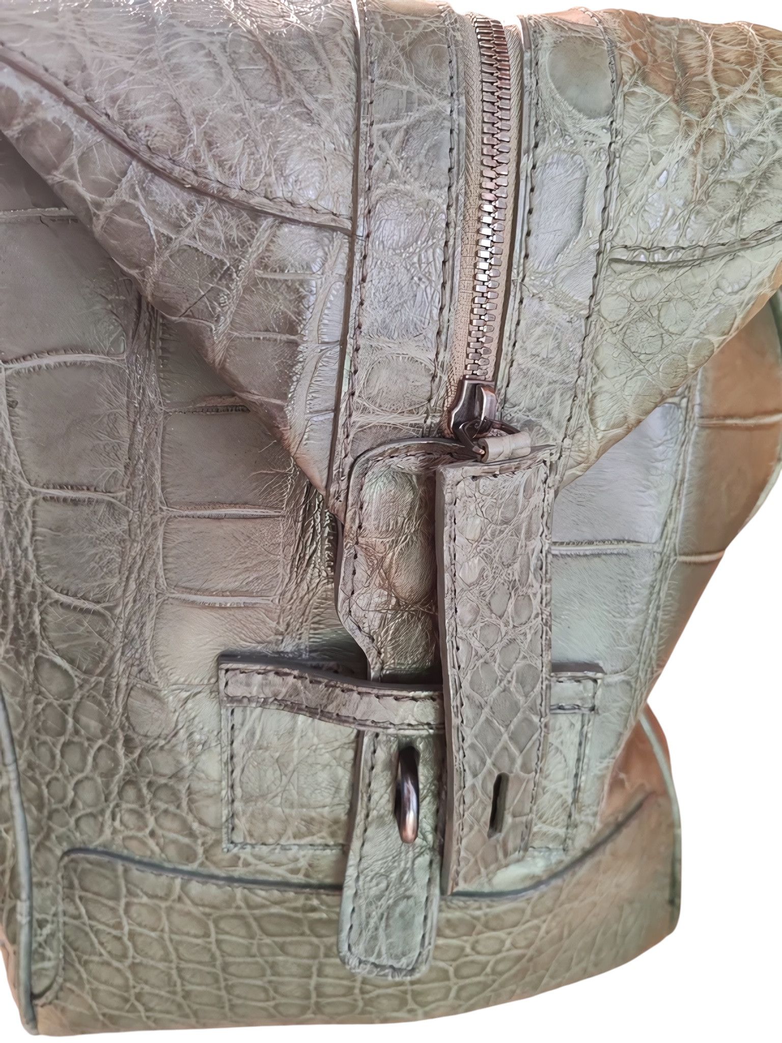 Giorgio Armani REAL CROCODILE LEATHER BAG WITH CROCODILE FOLDER Size ONE SIZE - 12 Thumbnail