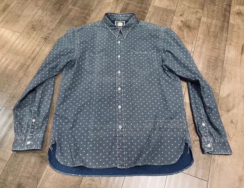 RRL Ralph Lauren RRL Ralph Lauren Out of print blue dyed small star antique Size US L / EU 52-54 / 3 - 4 Thumbnail