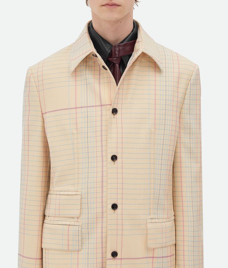 Bottega Veneta o1s1rm0326 Notebook Wool Twill Jacket in Multicolor Size US M / EU 48-50 / 2 - 5 Thumbnail