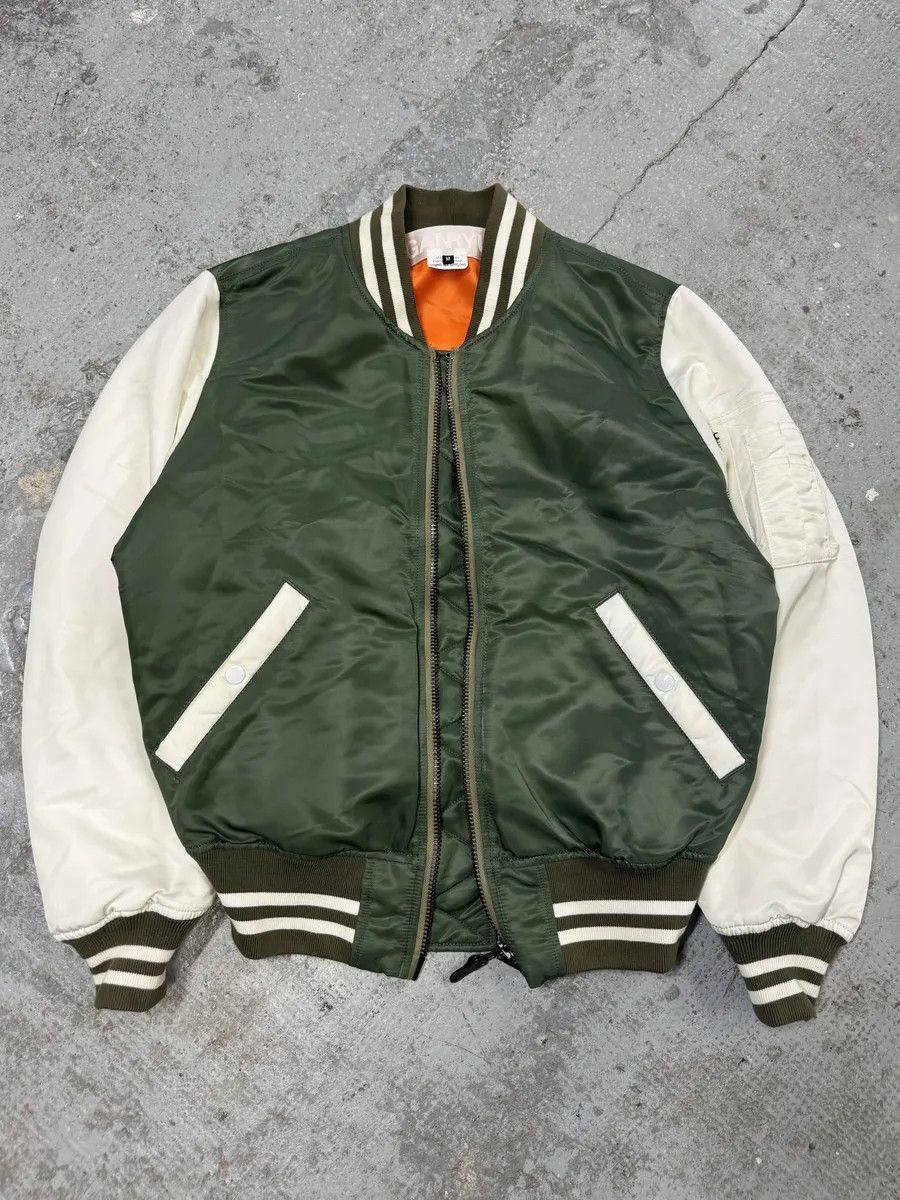 Comme des Garcons Comme des Garçons Ganryu White & Olive Bomber Jacket Size US S / EU 44-46 / 1 - 6 Thumbnail