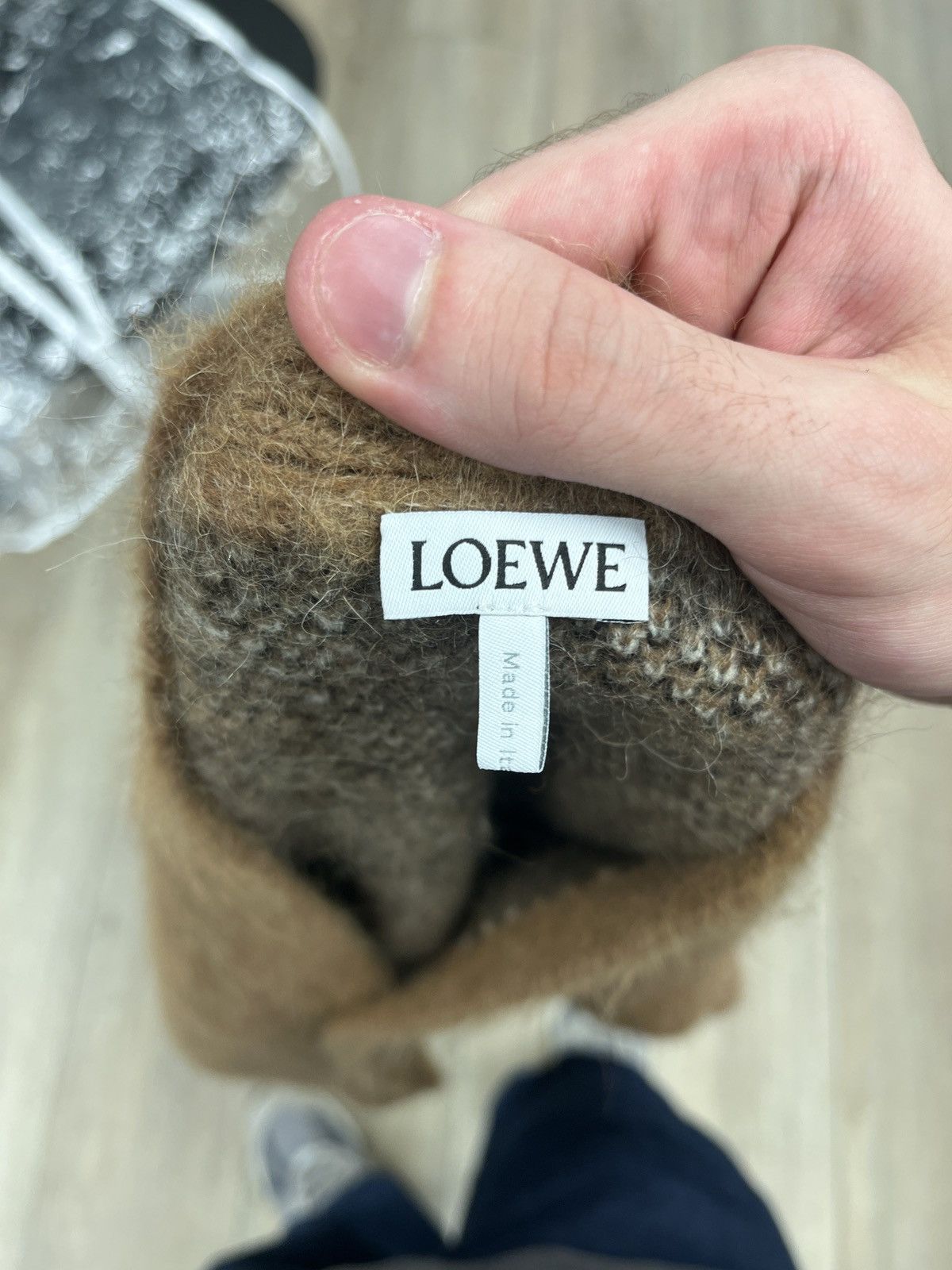 Loewe Loewe Cardigan Sweater Tan M Size US M / EU 48-50 / 2 - 3 Thumbnail