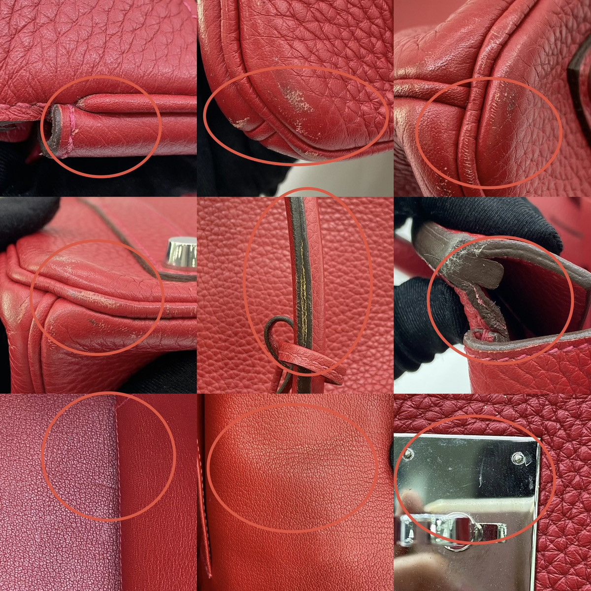 Hermes Authentic Hermes Birkin 35 Stamp Square Q Handle Bag Size ONE SIZE - 10 Thumbnail
