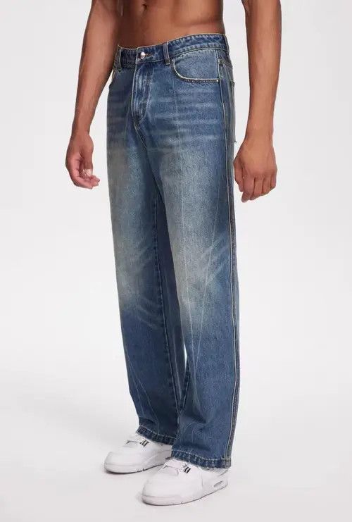 VIBE Vintage washed straight leg heavyweight rare jeans Size US 34 / EU 50 - 7 Thumbnail