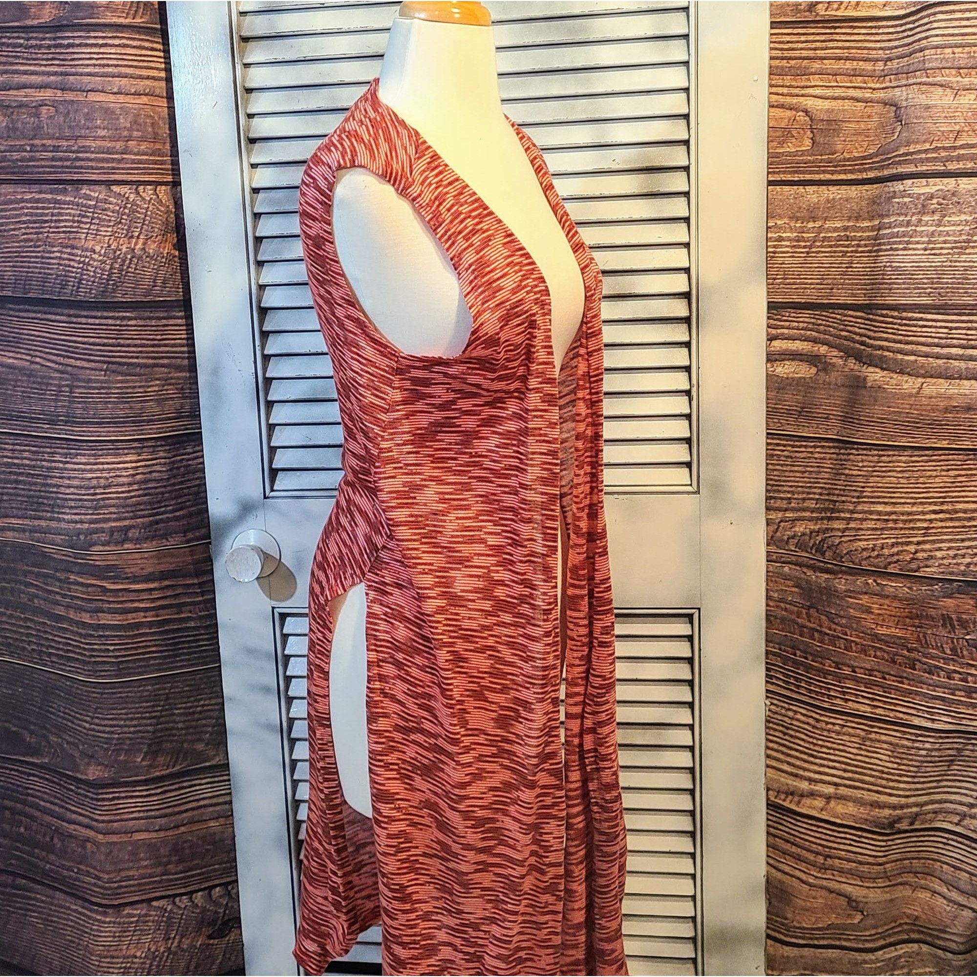 Other LuLaRoe Sm Brick Space Sleeveless Duster Size S / US 4 / IT 40 - 3 Thumbnail