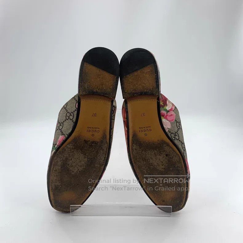 Gucci Gucci Brown horse buckle logo jacquad flower print casual Size US 6.5 / IT 36.5 - 5 Thumbnail