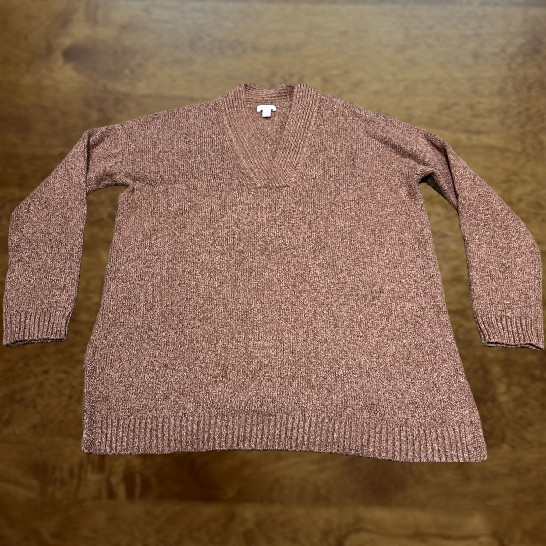 J. Jill J. Jill Women’s M V-Neck Pullover Sweater Cotton Blend Multicolor Knit Long Sleeve XL Regular Size B20 Moms none Size XL / US 12-14 / IT 48-50 - 1 Thumbnail
