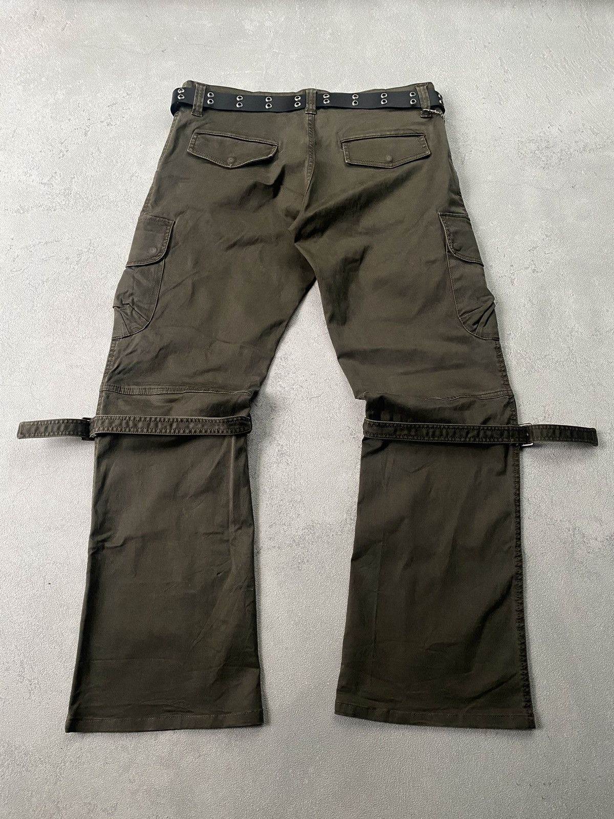 Tete Homme tete homme bootcut bondage cargo pants Size US 33 - 3 Thumbnail