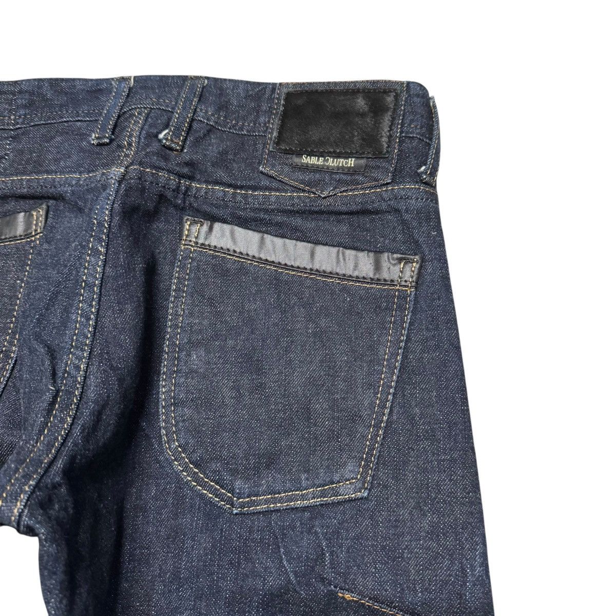 Le Grande Bleu (L.G.B.) SABLE CLUTCH Denim Cropped Jeans Size US 28 / EU 44 - 11 Thumbnail