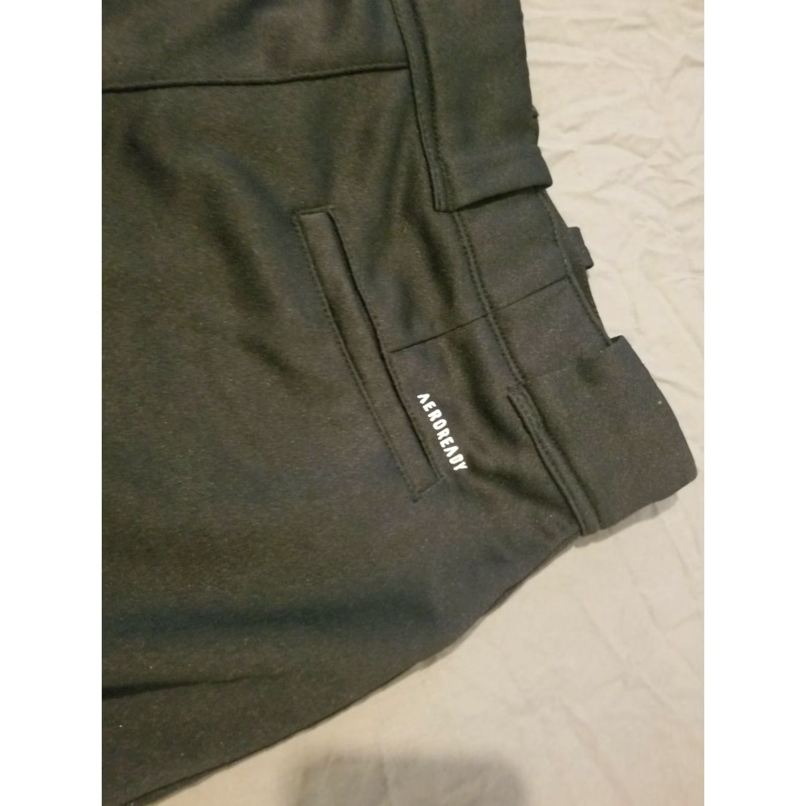 Adidas adidas Mens Pants M Athletic Black Regular Sweatpants Gym Workout Size M Size US 31 - 3 Thumbnail