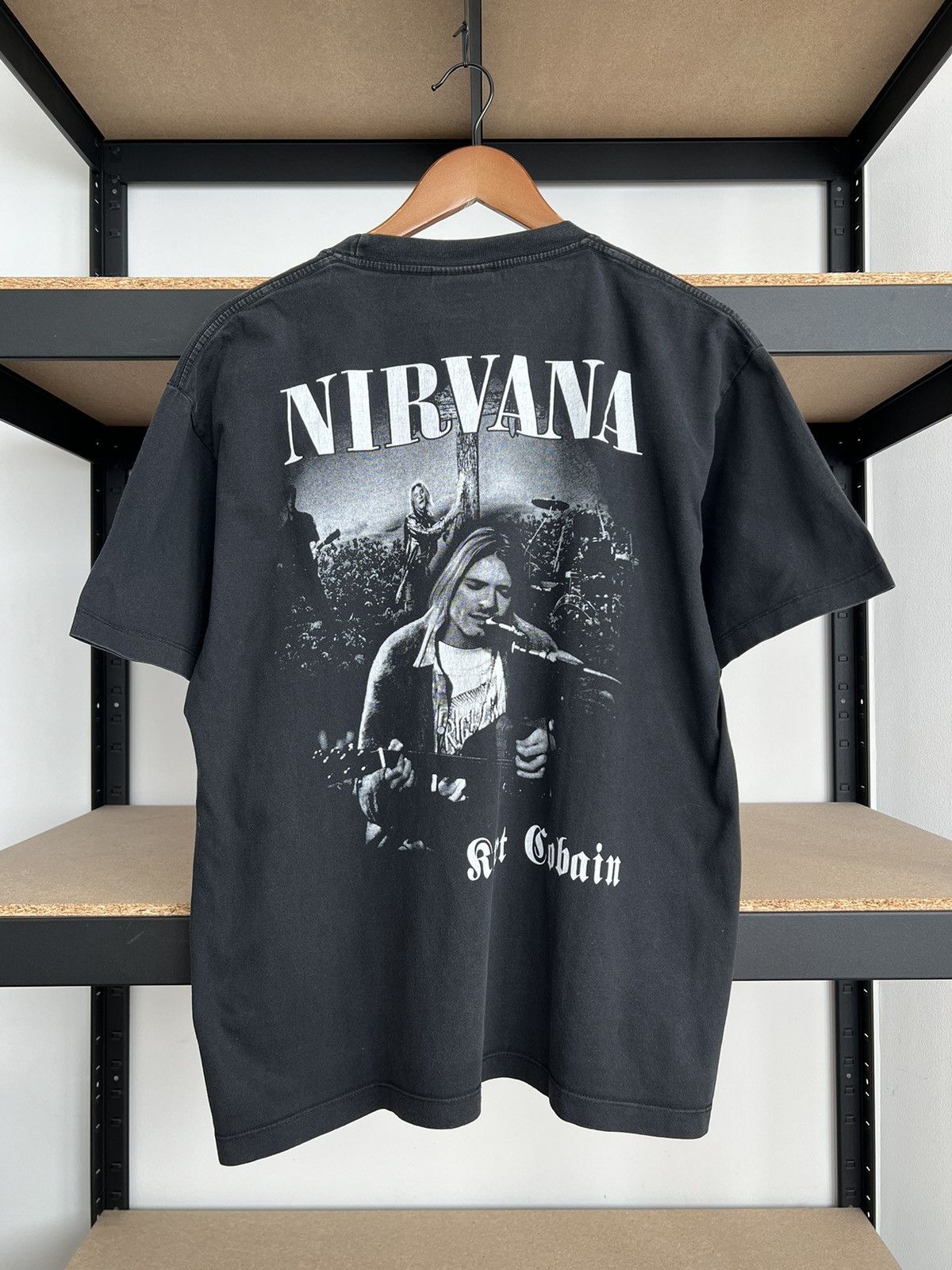 Band Tees Vintage 90s Nirvana Kurt Cobain MTV Unplugged Boot Size US L / EU 52-54 / 3 - 2 Thumbnail