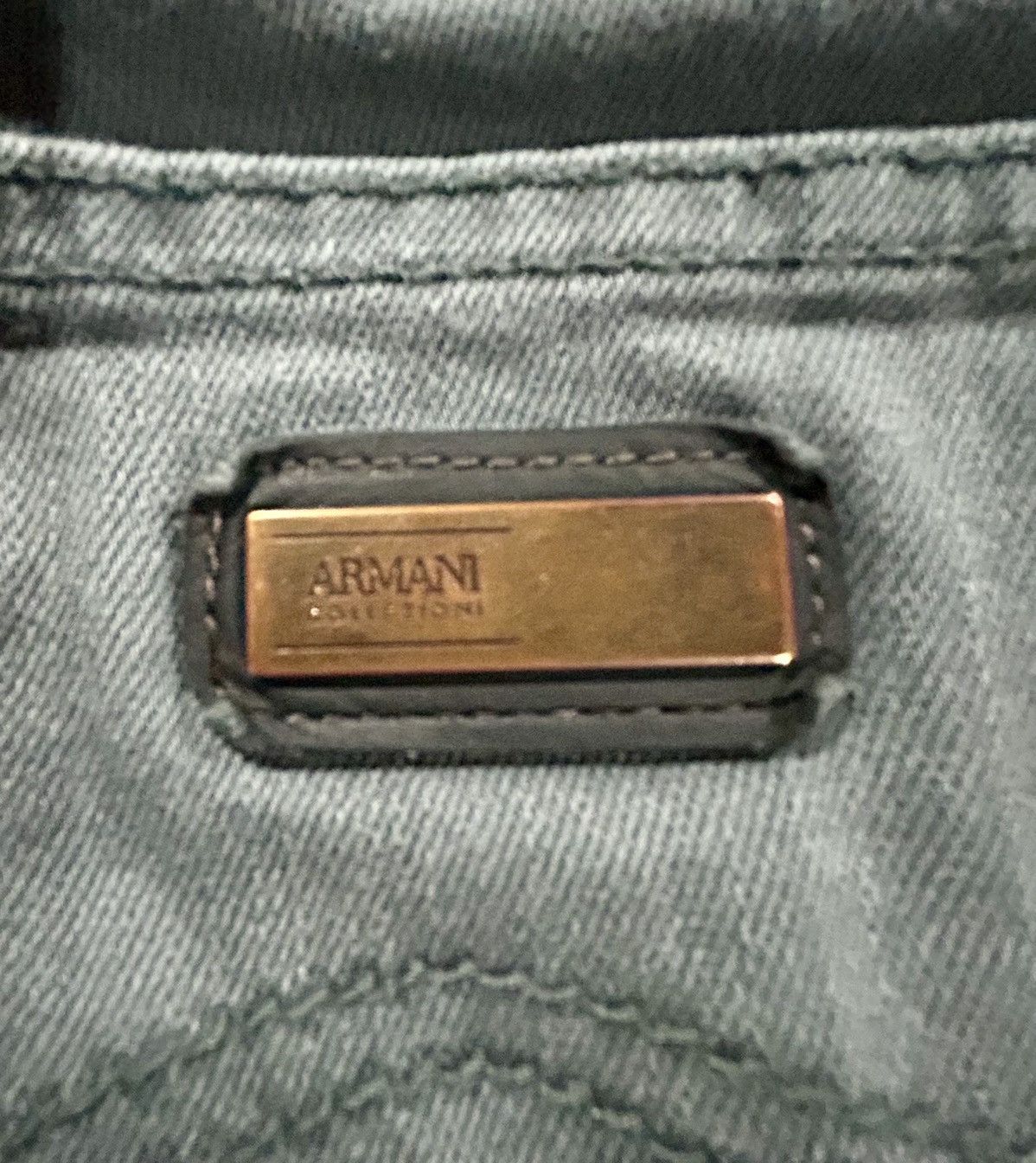 Armani Collezioni Armani Collezioni - Grey Jeans Men’s Slim Fit Denim size 31 Size US 31 - 19 Thumbnail
