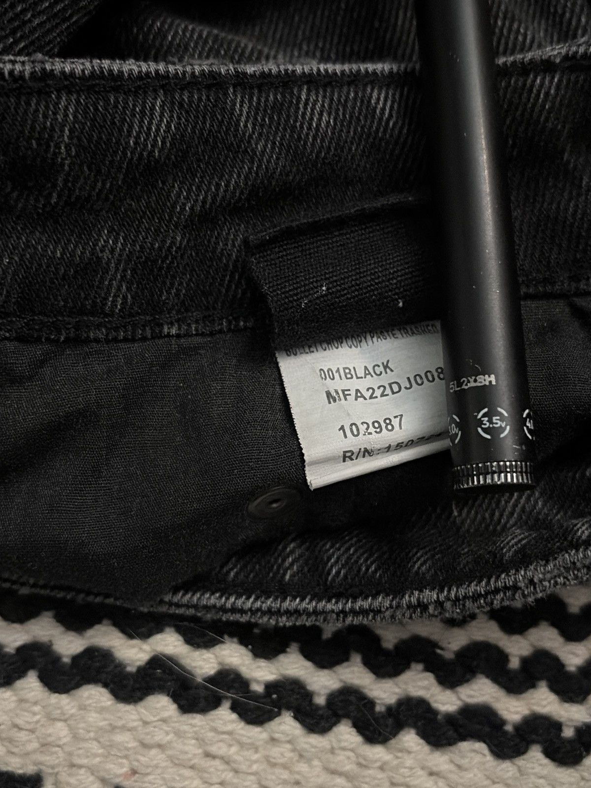 Ksubi Bullet Chop Copy Paste Trashed Denim Size US 29 - 5 Thumbnail
