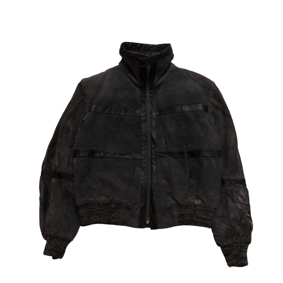 Japanese Brand 🔥VINTAGE GENUINE LEATHER JACKET BLANKET MACY’S BRAZIL Size US M / EU 48-50 / 2 - 1 Thumbnail