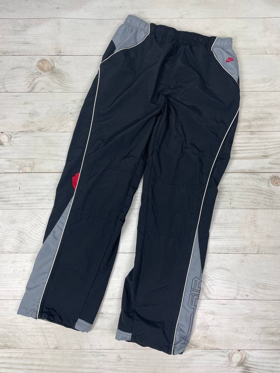 Nike Vintage Nike Air Pants 00s Nylon Striped Swoosh Y2K Baggy Size US 34 / EU 50 - 2 Thumbnail