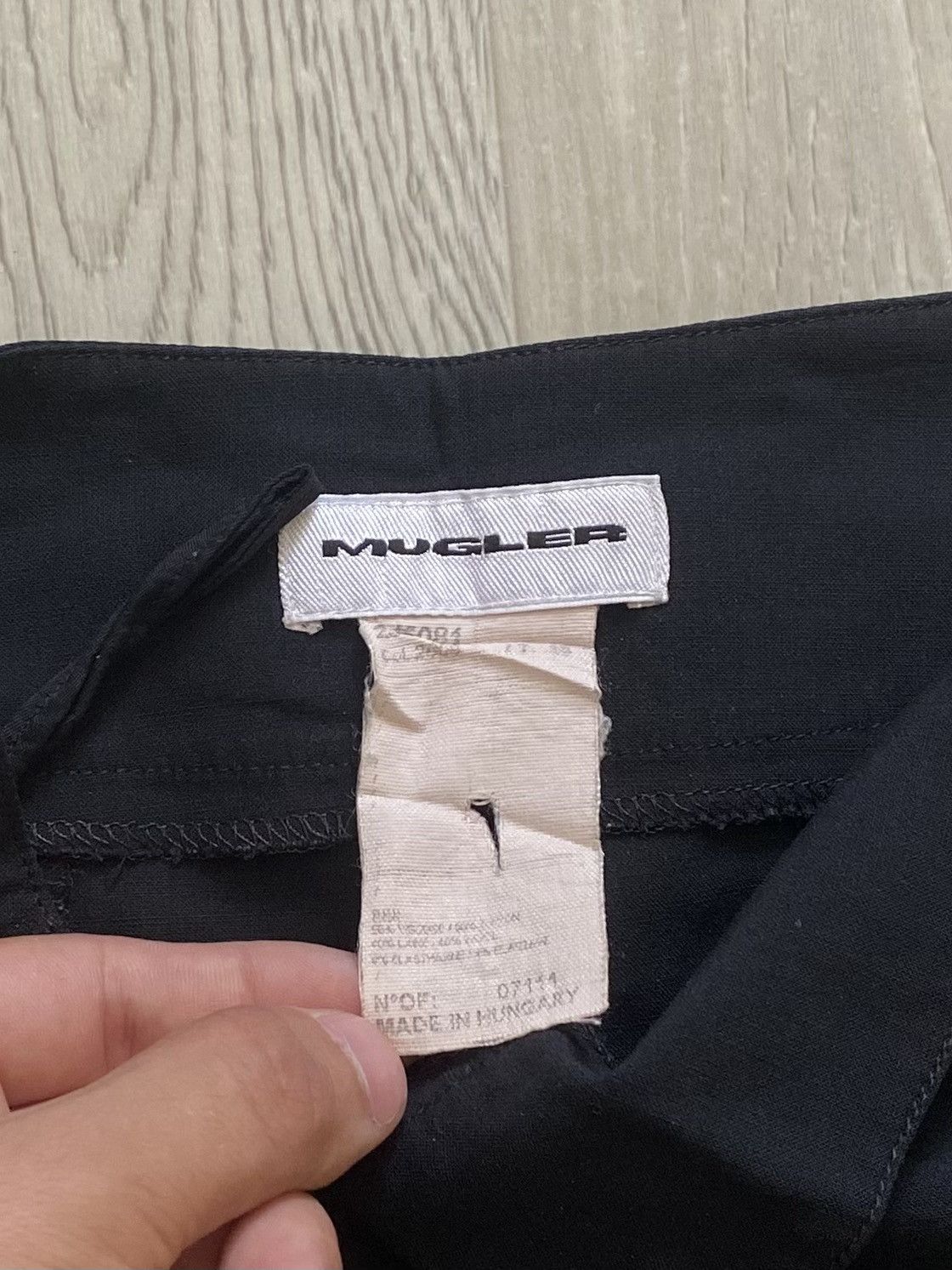 Thierry Mugler Thierry Mugler Zip Tailore Classic Black Trousers pants Size US 32 / EU 48 - 5 Thumbnail