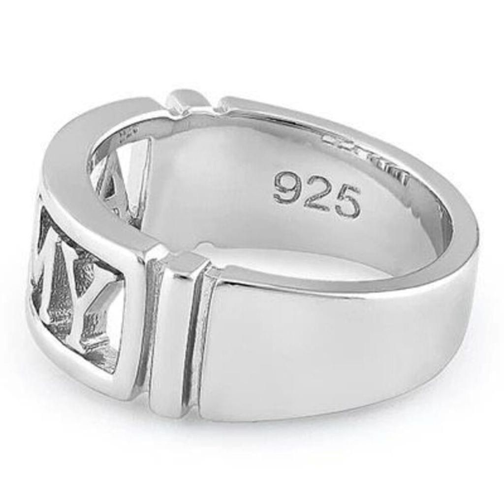 Other Sterling Silver Men's ARMY Ring Size 12 New Size ONE SIZE - 4 Thumbnail