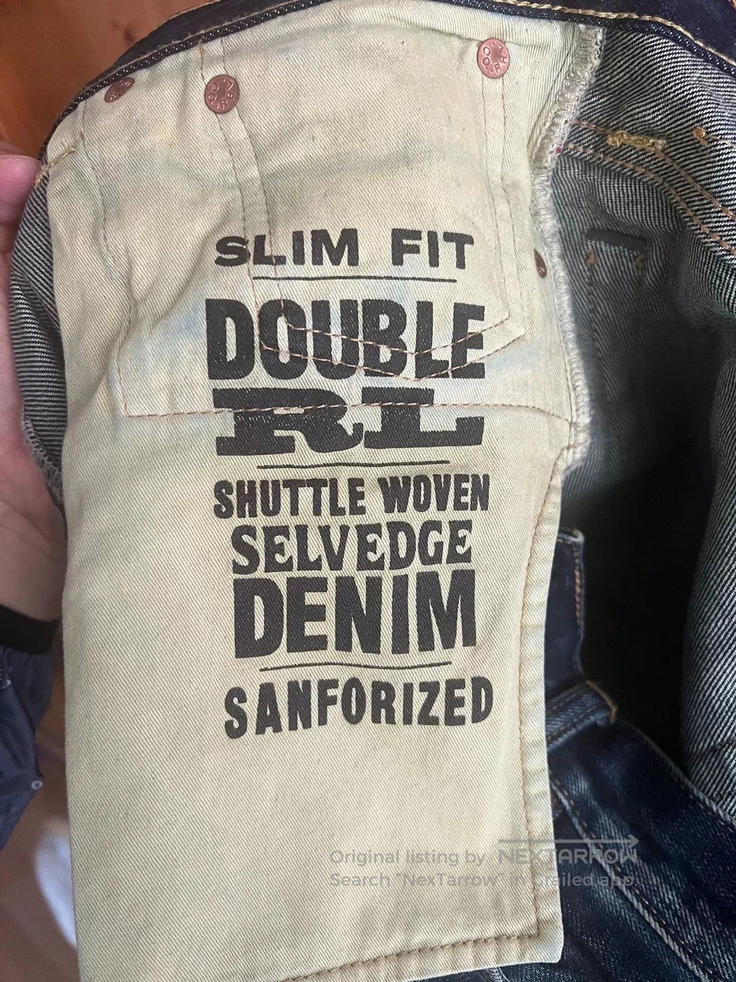 RRL Ralph Lauren RRL Double RL Slim Wash Denim Pants. Size US 31 - 8 Thumbnail