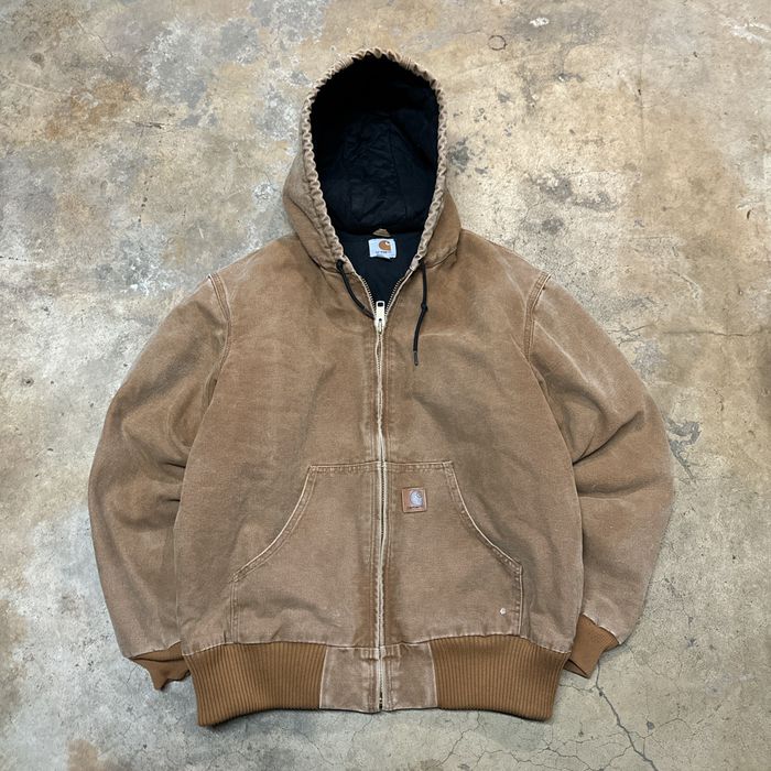 Vintage J130 Carhartt jacket Khaki | Grailed