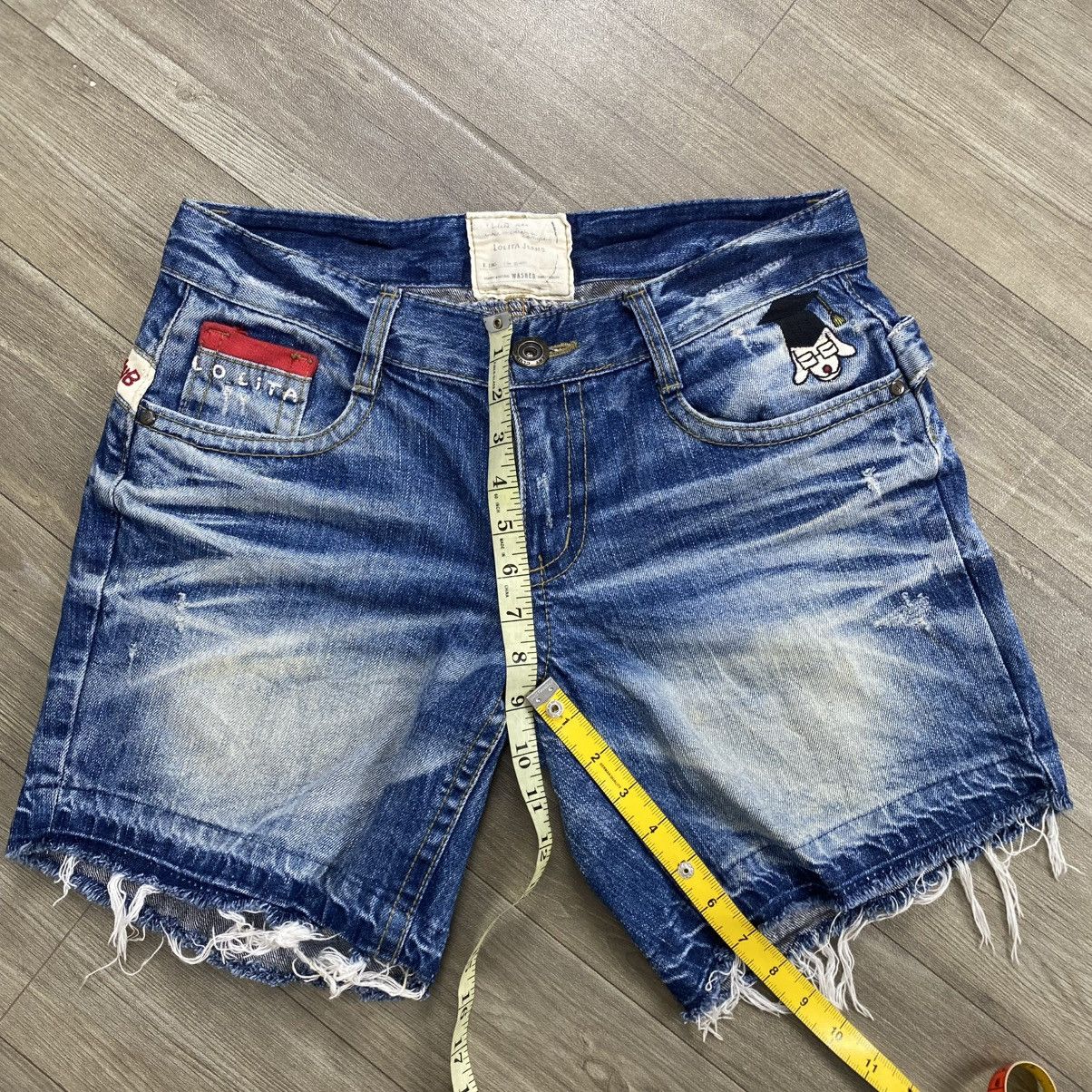 Hysteric Glamour 2000s Yoshitomo Nara Lolita Distressed Clawmark Faded Jeans Size US 30 / EU 46 - 18 Thumbnail