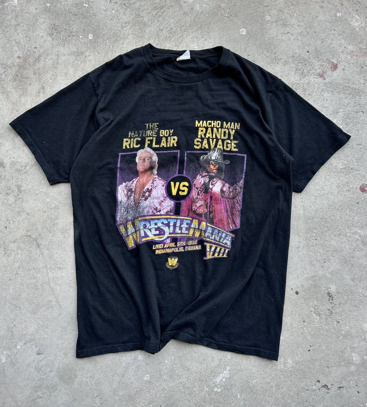 WWF RARE VINTAGE 1992 WWF RIC FLAIR VS RANDY SAVAGE TEE Size US L / EU 52-54 / 3 - 1 Thumbnail