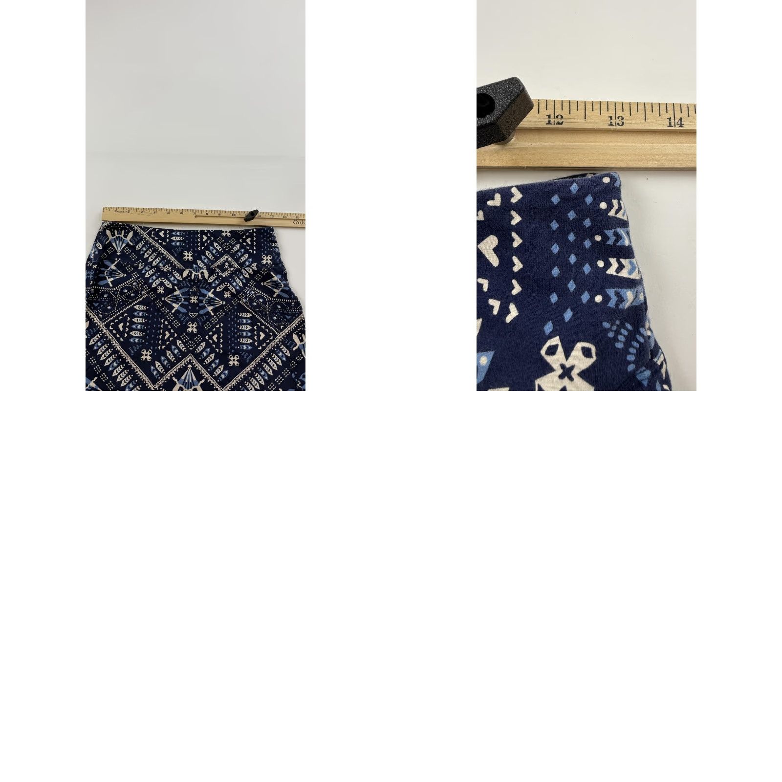 Patagonia Patagonia Skirt Womens XS Blue Aztec Geometric Print Knit Mini Casual A-Line Pull On Pockets Size 26" / US 2 / IT 38 - 8 Thumbnail
