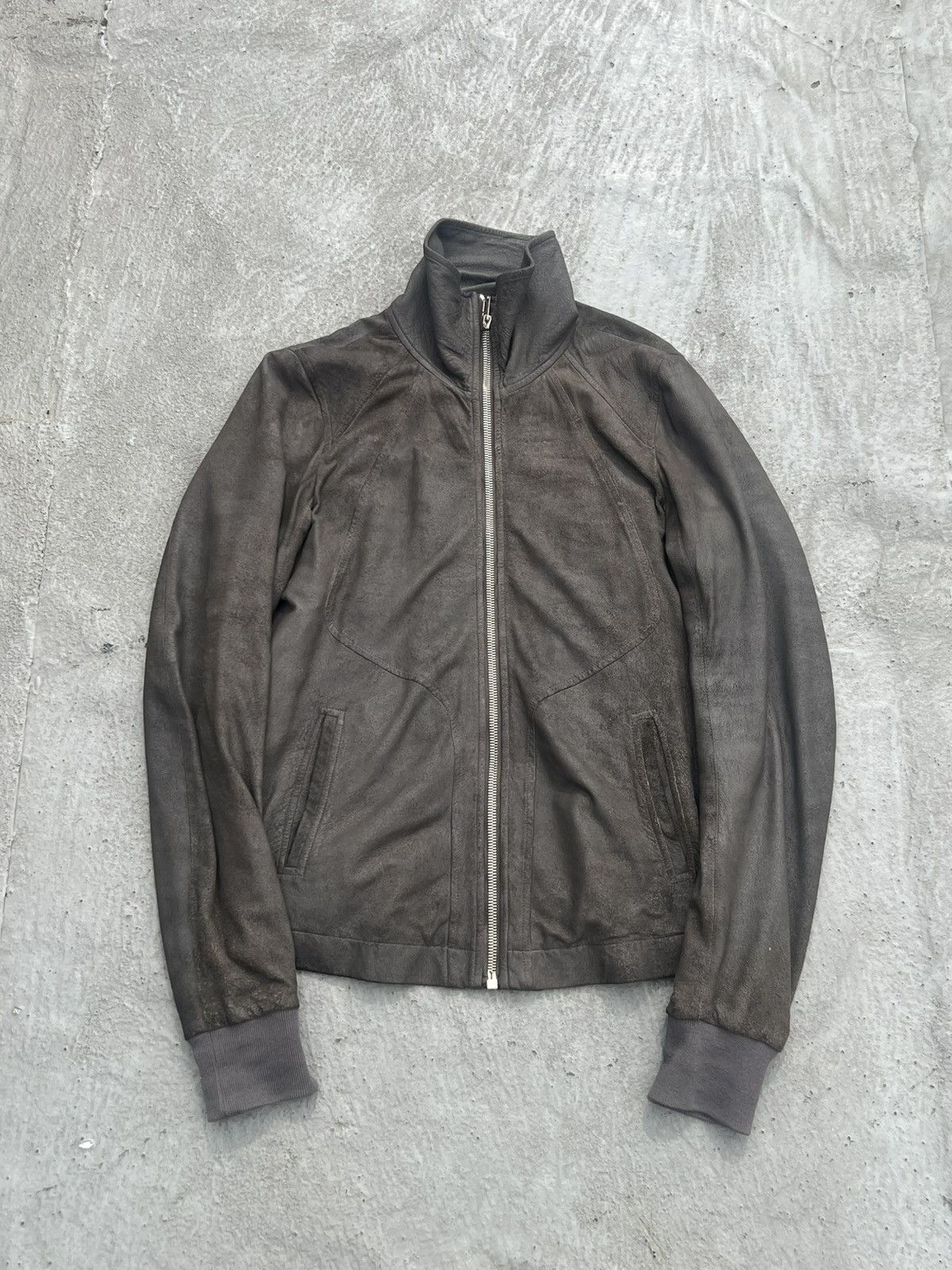 Rick Owens FW12 Rick Owens Mountain High Neck Intarsia Leather
