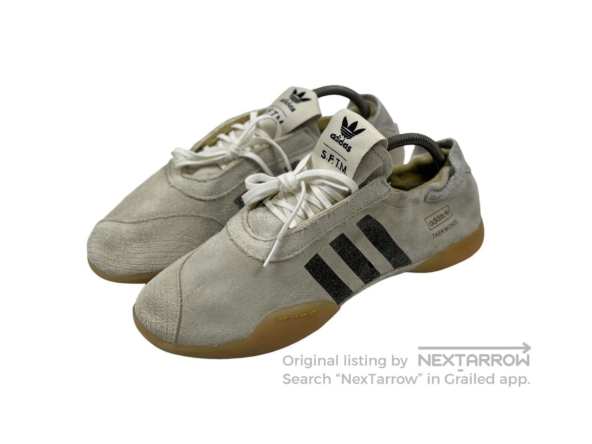 Song For The Mute Song For The Mute Beige Distressed Sneakers Size US 9.5 / EU 42-43 - 1 Thumbnail