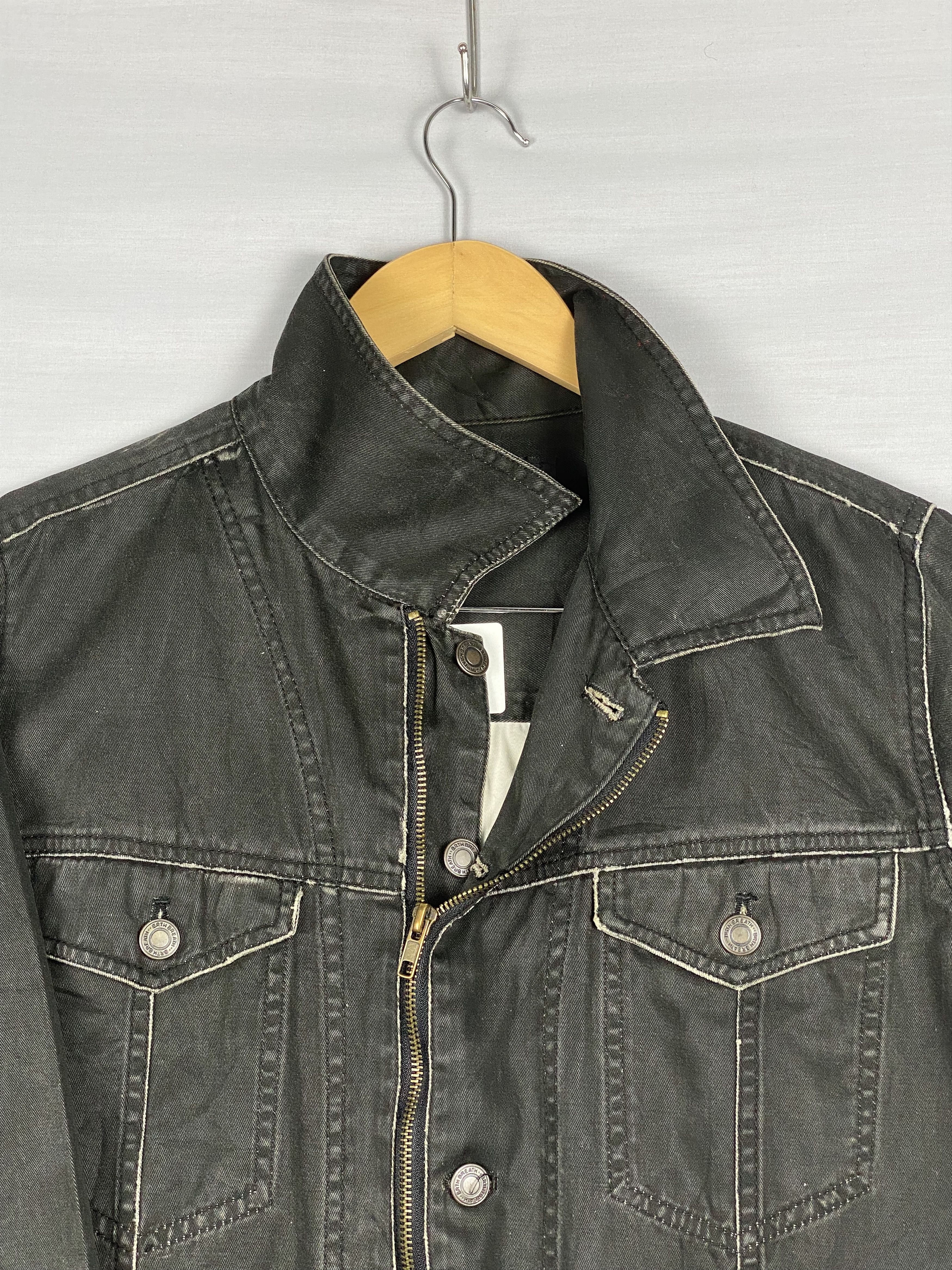 Japanese Brand Vintage Japanese Multi Pocket Plain Canvas Jacket Size US S / EU 44-46 / 1 - 5 Thumbnail