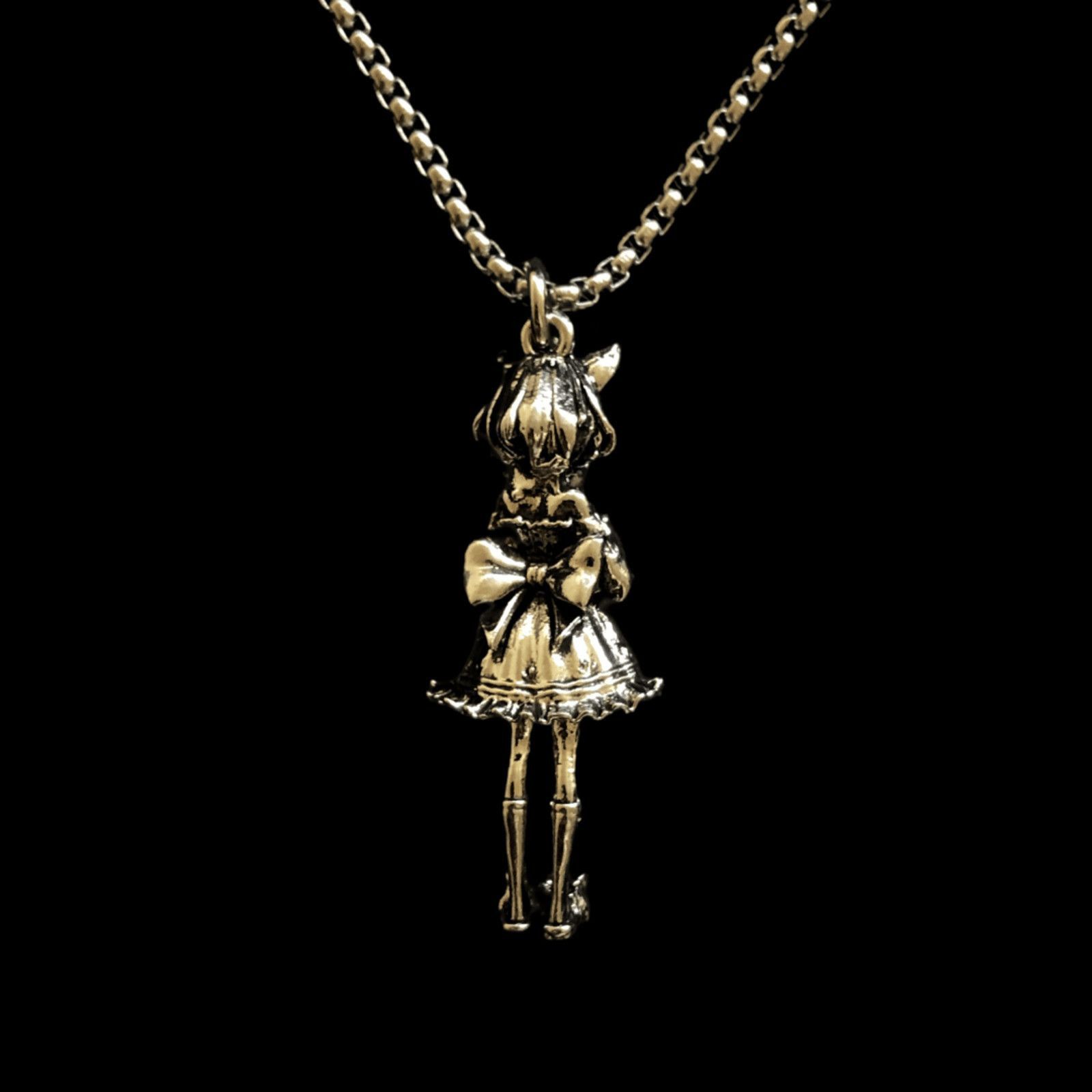 Jewelry Punk Necklace Gothic Chain Size ONE SIZE - 5 Thumbnail
