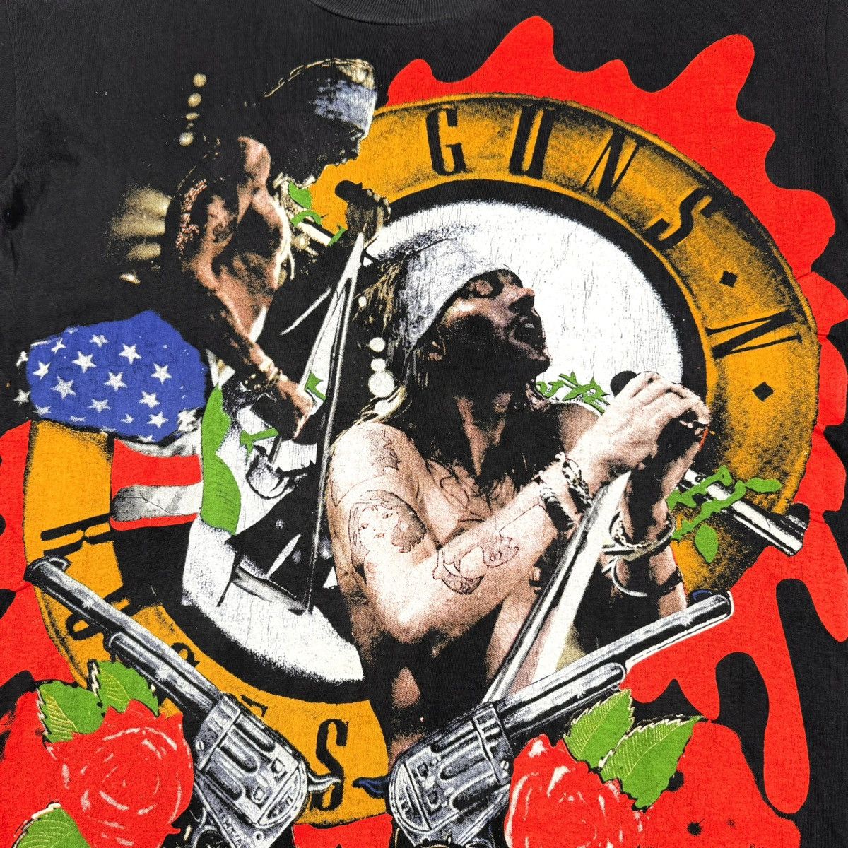 Band Tees Vintage Early 90s Guns N’ Roses Axl Kill Your Idols T Shirt Size US L / EU 52-54 / 3 - 4 Thumbnail