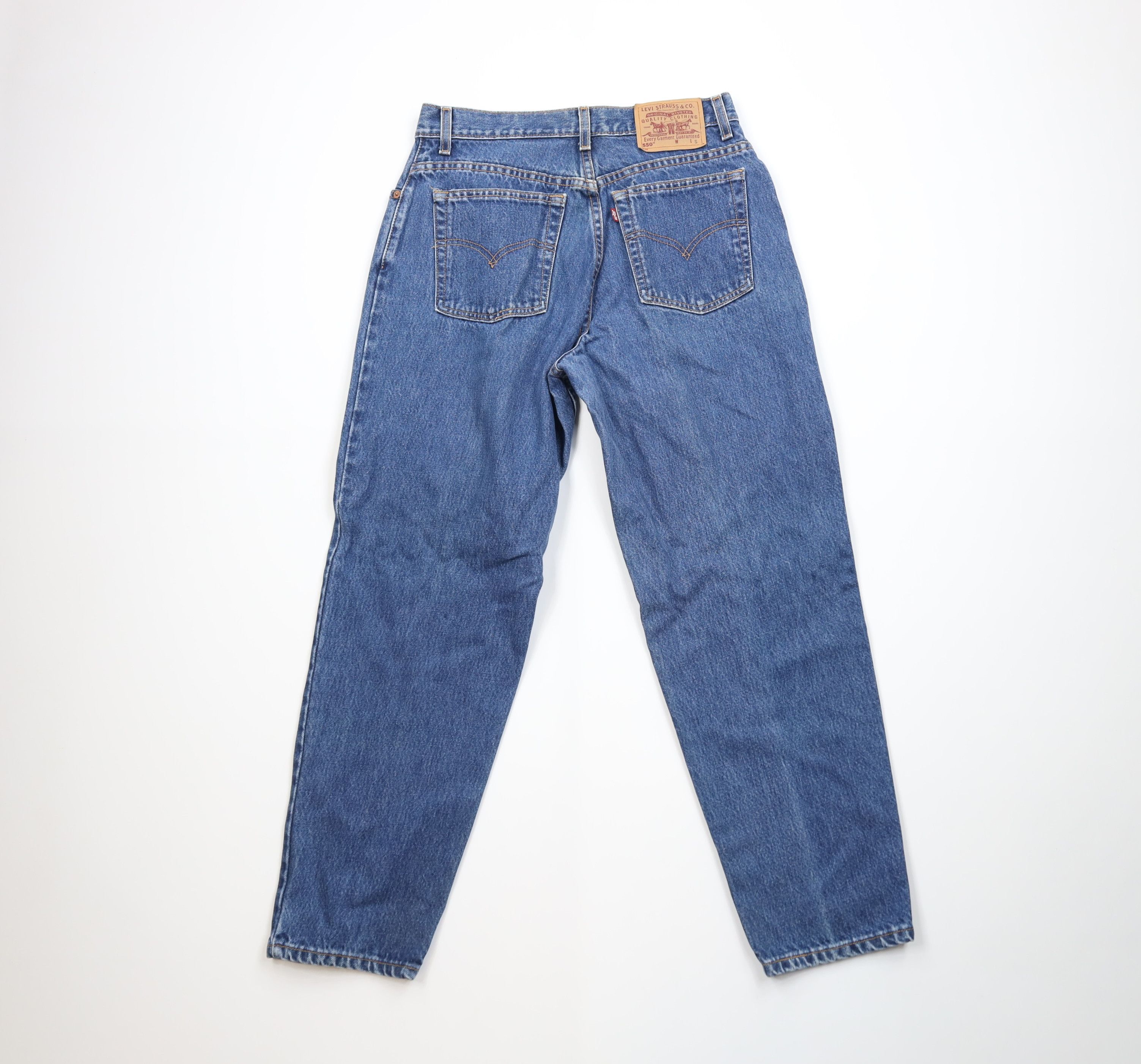 Levi's Vintage Y2K 2000 Levis 550 Fit Tapered Leg Denim Jeans Size 34" / US 12 / IT 48 - 8 Thumbnail