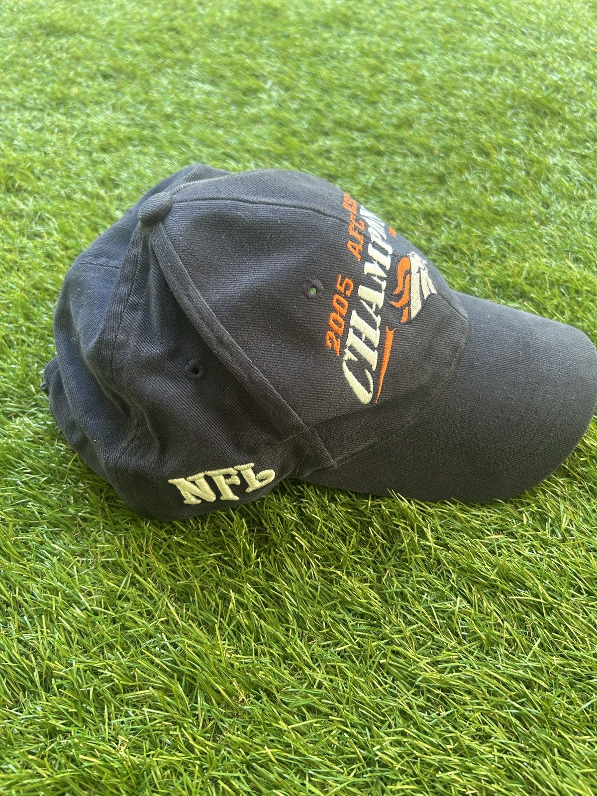 NFL × Vintage Vintage 2005 Denver Broncos AFC championship Hat Size ONE SIZE - 4 Thumbnail