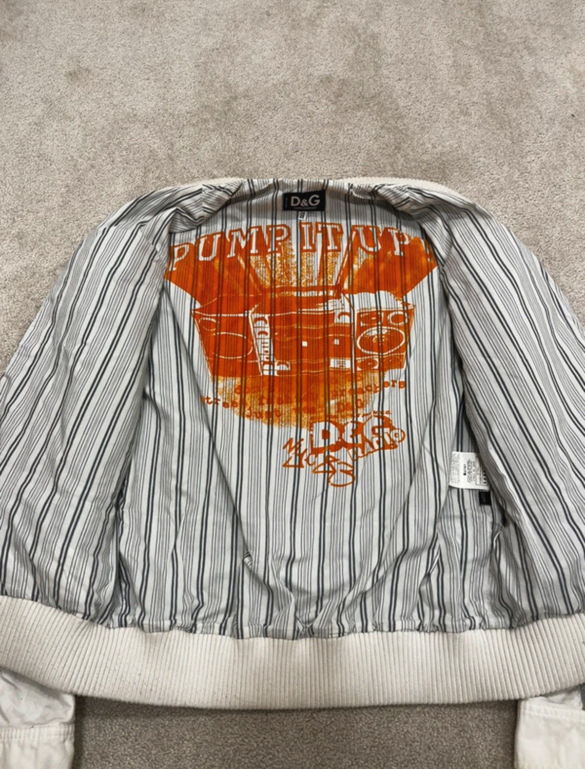 Dolce & Gabbana Dolce & Gabbana "Pump it up" Utility Cargo Bomber Jacket Size US M / EU 48-50 / 2 - 7 Thumbnail