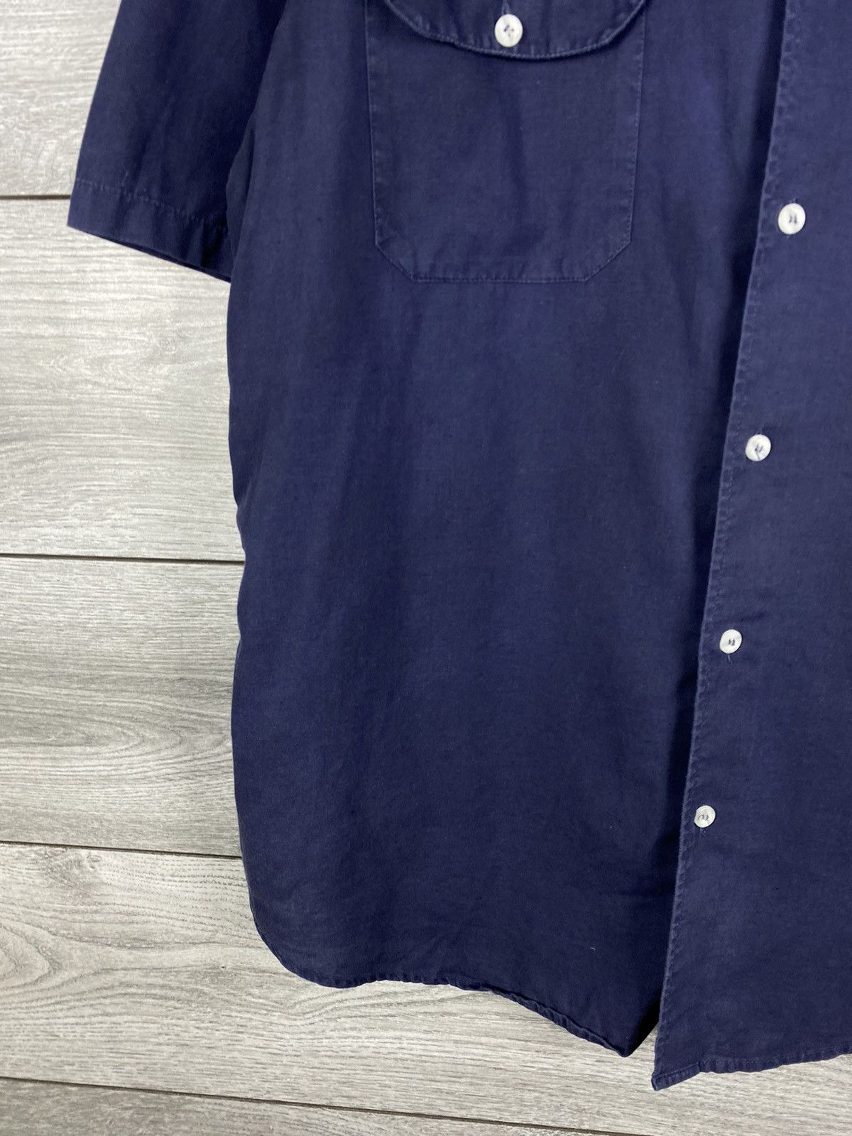 Armani Mens Vintage Armani Jeans Linen Shirt Button Up Size XL Size US XL / EU 56 / 4 - 5 Thumbnail