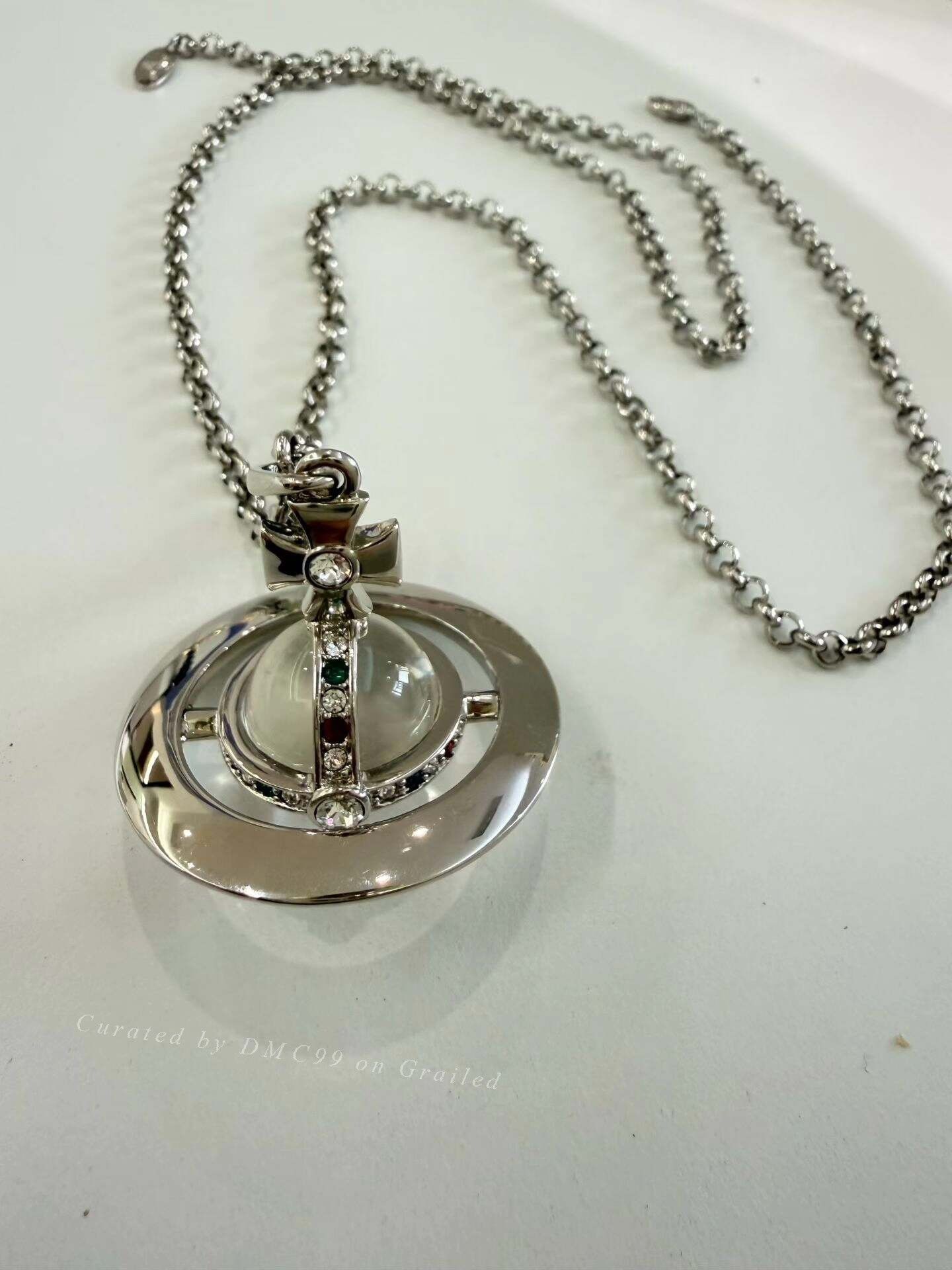 Vivienne Westwood Vivienne Westwood Large Saturn Necklace Size ONE SIZE - 1 Thumbnail