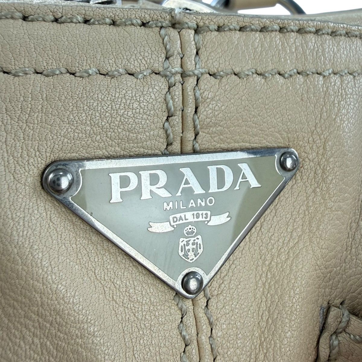 Prada Prada Leather Double Pocket Shoulder Bag Size ONE SIZE - 11 Thumbnail