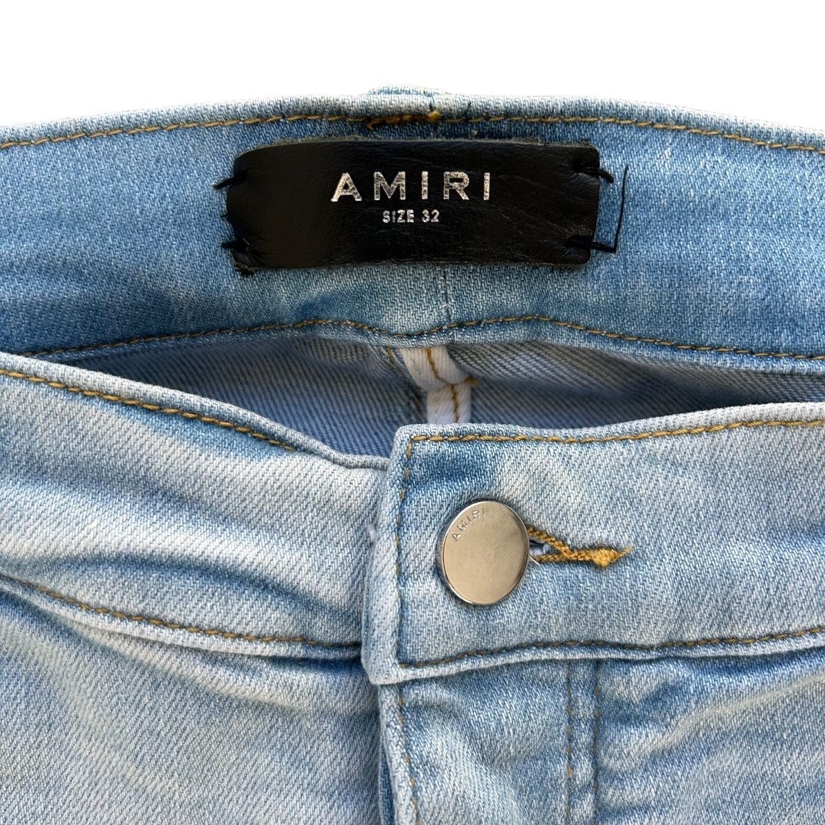 Amiri Amiri MX2 Zipper Distressed Jeans Size 32 Size US 32 / EU 48 - 3 Thumbnail