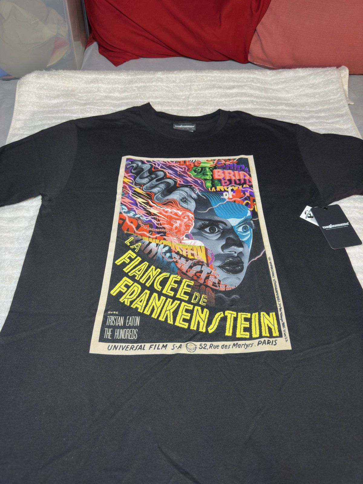 Supreme × The Hundreds × Vlone The HundredsXUniversal Studios LaFiancee Frankenstein tee Size US M / EU 48-50 / 2 - 2 Thumbnail